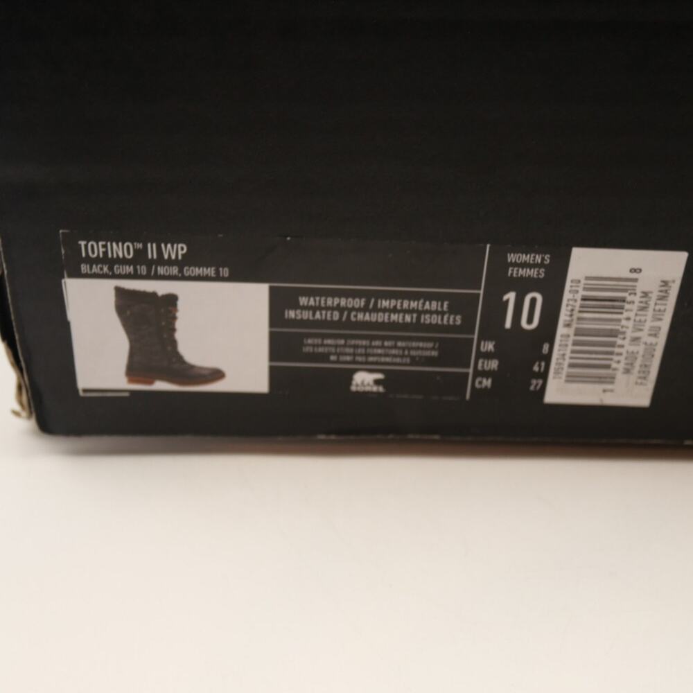 Sorel Tofino II Women's 10 Waterproof Insulated Winter Boot Black NEW - Picture 8 of 8